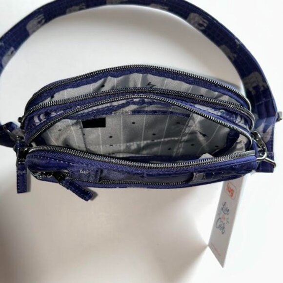 Lug Super Coupe 2 Convertible Crossbody Bag Elephant Purple - Picture 8 of 11